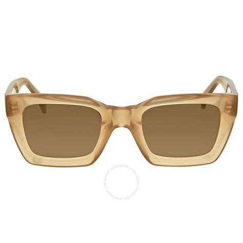 Celine Brown Square Sunglasses CL41450S 10A70 50 